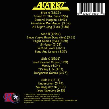 ALCATRAZZ - THE VERY BEST OF ALCATRAZZ (CHERRY RED vinyl 2LP)