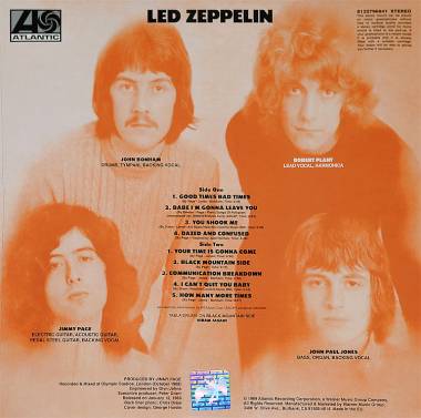 LED ZEPPELIN - I (LP)