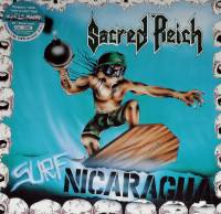 SACRED REICH - SURF NICARAGUA / ALIVE AT THE DYNAMO (TURQUOISE/WHITE vinyl LP)