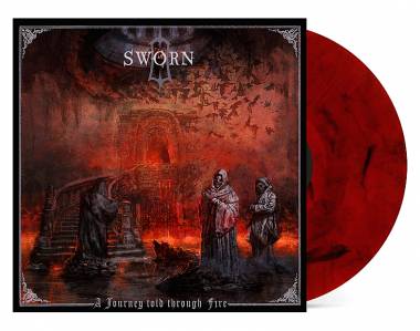 SWORN - A JOURNEY TOLD THROUGH FIRE (RED/BLACK MARBLED vinyl LP)