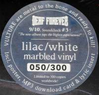 VULTURE - GHASTLY WAVES & BATTERED GRAVES (LILAC/WHITE MARBLED vinyl LP)