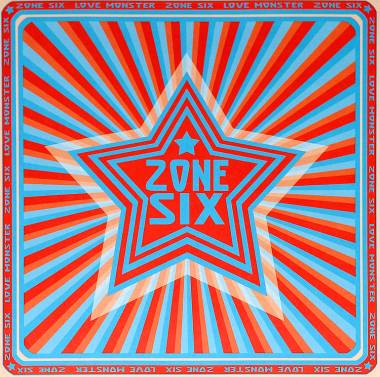 ZONE SIX - LOVE MONSTER (TRANSPARENT RED/BLUE SPLATTERED vinyl LP)